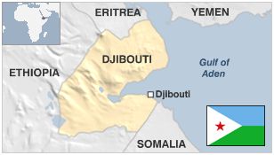 Map of Djibouti