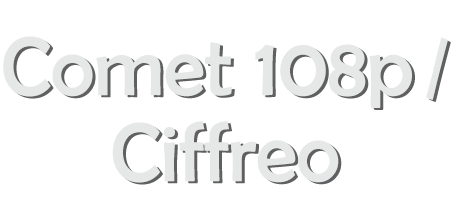 Comet 108p ciffreo