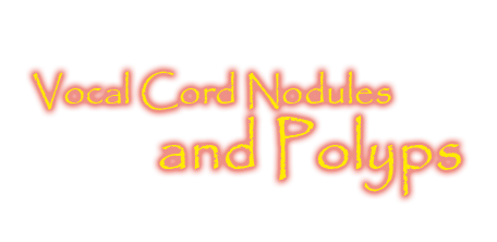 Vocal cord nodules and polyps logo