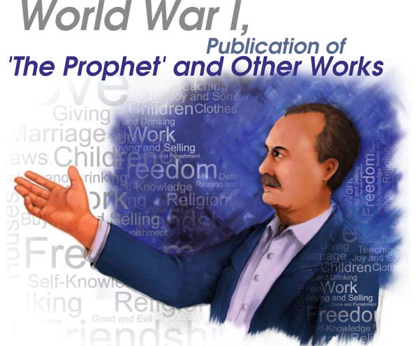 world-war-i-publication-of-the-prophet-and-other--works